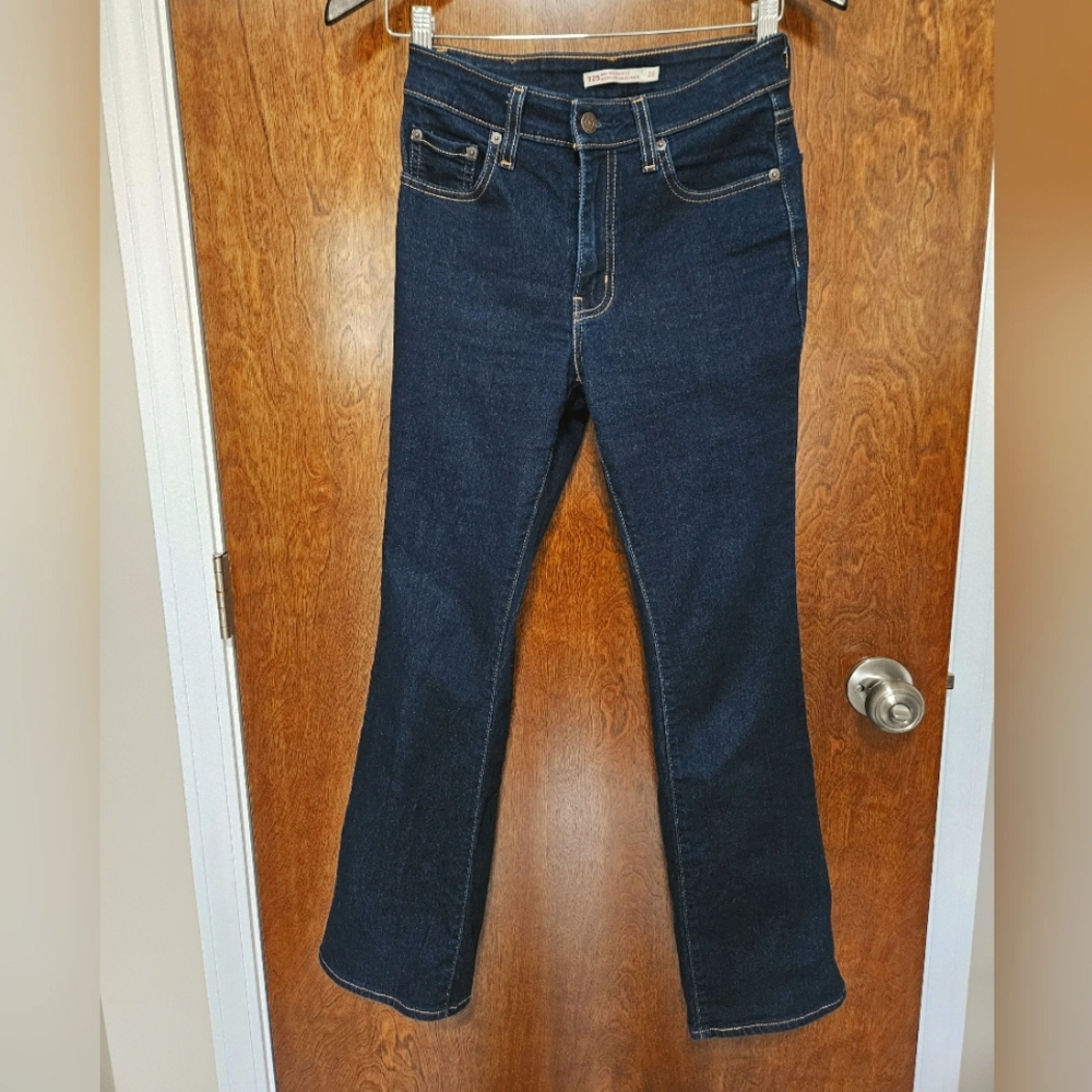 Women's Dark Bootcut Blue Jeans